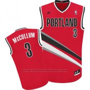 Maglia Portland Trail Blazers C.J. McCollum #3 Rosso