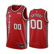 Maglia Portland Trail Blazers Carmelo Anthony #00 Classic Edition Rosso