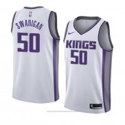 Maglia Sacramento Kings Caleb Swanigan #50 Association 2018 Bianco