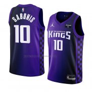 Maglia Sacramento Kings Domantas Sabonis #10 Statement 2023-24 Viola