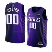 Maglia Sacramento Kings Personalizzate Statement 2023-24 Viola