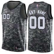 Maglia San Antonio Spurs Citta Nike Personalizzate 17-18 Bianco