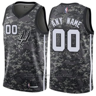 Maglia San Antonio Spurs Citta Nike Personalizzate 17-18 Bianco