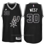 Maglia San Antonio Spurs David West #30 Nero