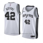 Maglia San Antonio Spurs Davis Bertans #42 Association 2018 Bianco