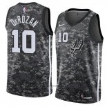 Maglia San Antonio Spurs Demar Derozan Citta #10 2018-19 Grigio