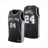 Maglia San Antonio Spurs Devin Vassell No 24 Icon 2025-26 Nero
