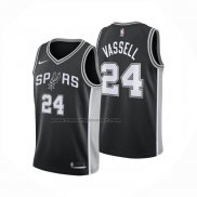 Maglia San Antonio Spurs Devin Vassell No 24 Icon 2025-26 Nero