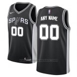 Maglia San Antonio Spurs Icon 2017-18 Nike Personalizzate Nero