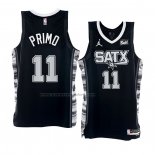 Maglia San Antonio Spurs Joshua Primo #11 Statement 2022-23 Nero