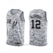 Maglia San Antonio Spurs Lamarcus Aldridge #12 Earned Camuffamento