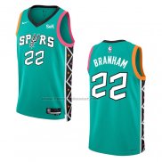 Maglia San Antonio Spurs Malaki Branham #22 Citta 2022-23 Verde