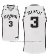 Maglia San Antonio Spurs Marco Belinelli #3 Bianco