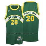 Maglia Seattle SuperSonics Gary Payton #20 Historic Retro 1995-1996 Verde