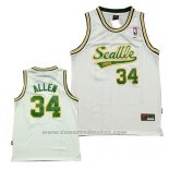 Maglia Seattle SuperSonics Ray Allen #34 Historic Bianco