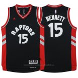 Maglia Toronto Raptors Anthony Bennett #15 Nero