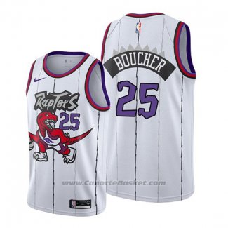 Maglia Toronto Raptors Chris Boucher #25 Classic Edition 2019-20 Bianco