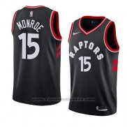 Maglia Toronto Raptors Greg Monroe #15 Statement 2018 Nero