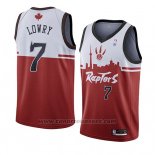 Maglia Toronto Raptors Kyle Lowry #7 Citta 2019-20 Rosso