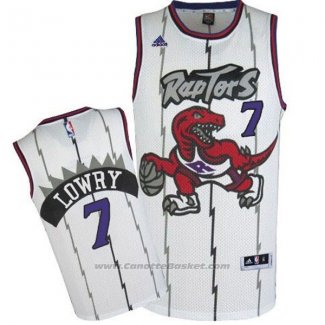 Maglia Toronto Raptors Kyle Lowry #7 Retro Bianco