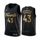 Maglia Toronto Raptors Pascal Siakam #43 Citta 2019-20 Nero