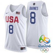 Maglia USA 2016 Jerry Stackhouse #8 Bianco