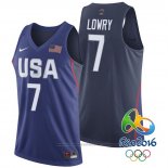 Maglia USA 2016 Kyle Lowry #7 Blu