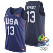 Maglia USA 2016 Paul George #13 Blu