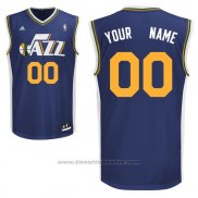 Maglia Utah Jazz Adidas Personalizzate Blu