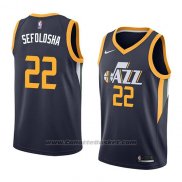 Maglia Utah Jazz Thabo Sefolosha #22 Icon 2018 Blu