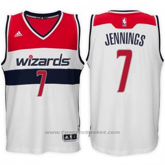 Maglia Washington Wizards Brandon Jennings #7 Bianco