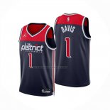 Maglia Washington Wizards Johnny Davis No 1 Statement 2024-25 Blu