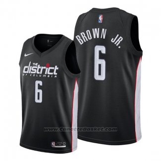 Maglia Washington Wizards Troy Brown Jr. #6 Citta Edition Nero