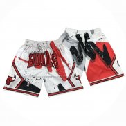 Pantaloncini Chicago Bulls Just Don Rosso Bianco