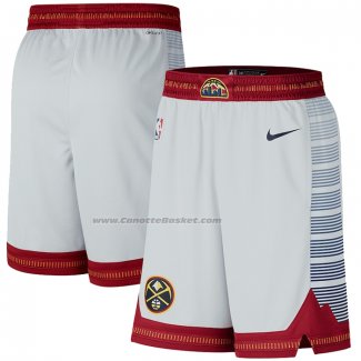 Pantaloncini Denver Nuggets Citta 2022-23 Bianco