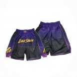 Pantaloncini Los Angeles Lakers Citta Just Don 2024-25 Viola