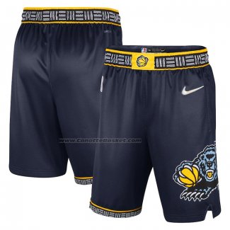 Pantaloncini Memphis Grizzlies Citta 2021-22 Blu