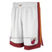 Pantaloncini Miami Heat Bianco