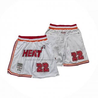 Pantaloncini Miami Heat Citta Just Don 2019-20 Bianco