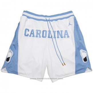 Pantaloncini NCAA North Carolina Tar Heels Bianco