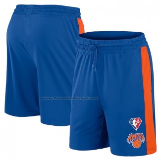 Pantaloncini New York Knicks 75th Anniversary Blu