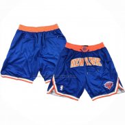 Pantaloncini New York Knicks Just Don Blu2