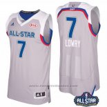 Maglia All Star 2017 Toronto Raptors Kyle Lowry #7 Grigio