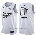Maglia All Star 2018 Oklahoma City Thunder Nike Personalizzate Bianco
