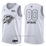 Maglia All Star 2018 Oklahoma City Thunder Nike Personalizzate Bianco