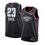 Maglia All Star 2019 New Orleans Pelicans Anthony Davis #23 Nero