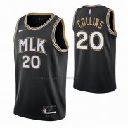 Maglia Atlanta Hawks John Collins NO 20 Citta 2020-21 Nero