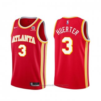 Maglia Atlanta Hawks Kevin Huerter #3 Icon 2020-21 Rosso