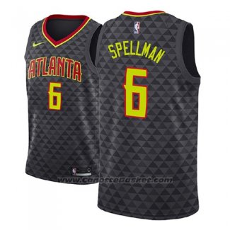 Maglia Atlanta Hawks Omari Spellman #6 Icon 2018 Nero