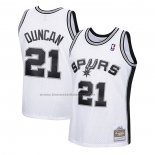 Maglia Bambino San Antonio Spurs Tim Duncan #21 Mitchell & Ness 1998-99 Bianco